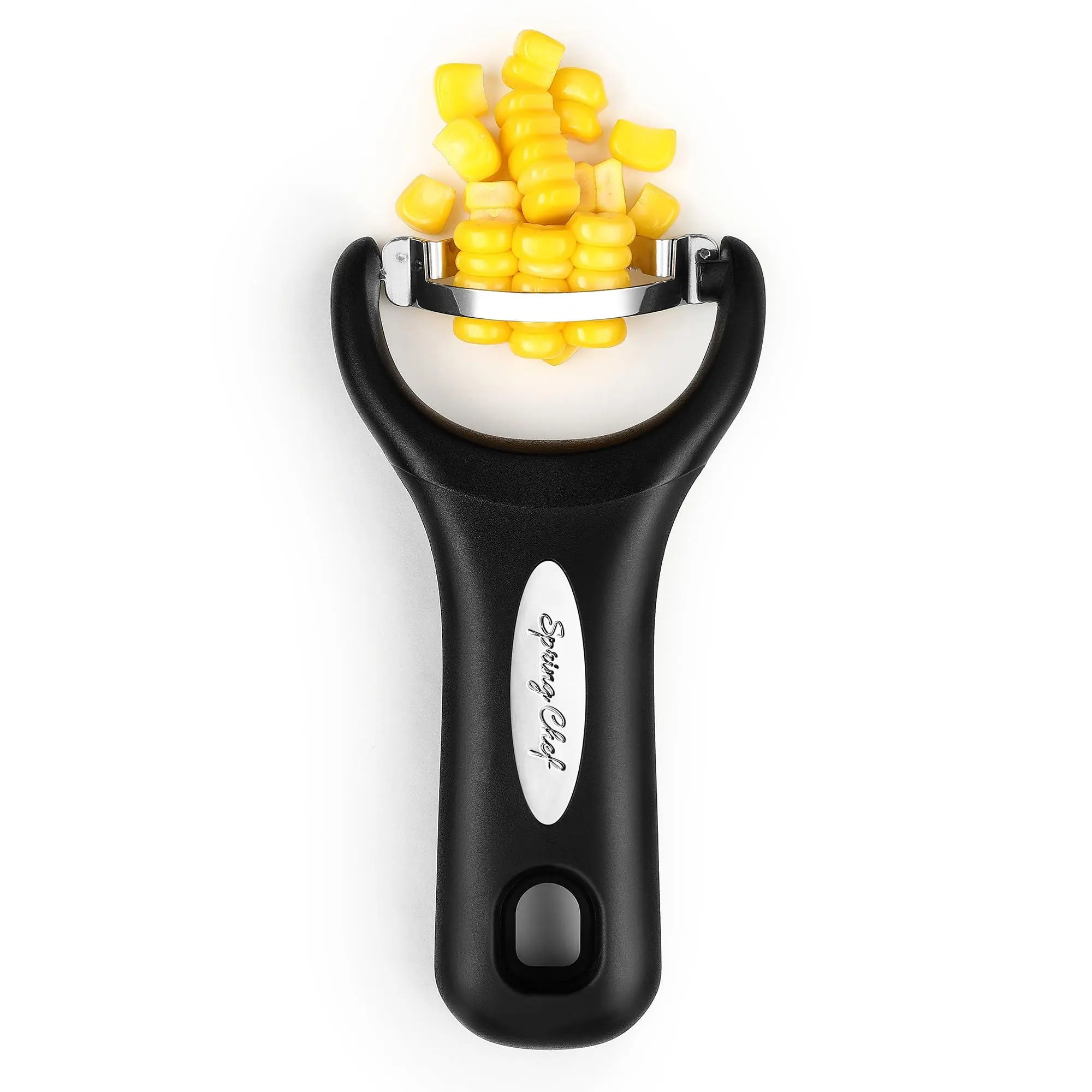 Stainless Steel Reusable Corn Peeler & Kernel Remover, Ergonomic Corn-on-the-Cob Stripper for Peeling, Kitchen Utensils & Gadgets