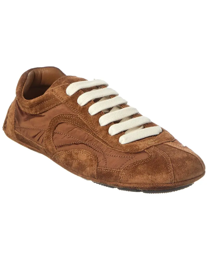 Prada Montecarlo Suede Sneaker