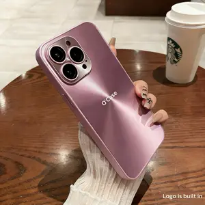 O'Case Luxury Phone Case with Built-in Camera Protectors | High-end Stylish Gradient Laser Glow, Chic Cute iPhone Case with Multicolor, Anti-Fall, Non-Yellowing, Wireless Casing Protector Cover, iPhone Case for iPhone 17, 16, 15, 14, 13 pro promax plus