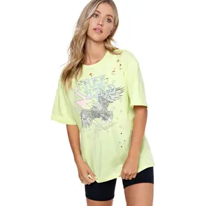 Free Bird America Distressed Tee by Zutter