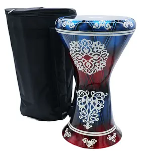 The 18''  Zaza Percussion Horizon - Egypt Style Darbuka Doumbek - Liquid Red