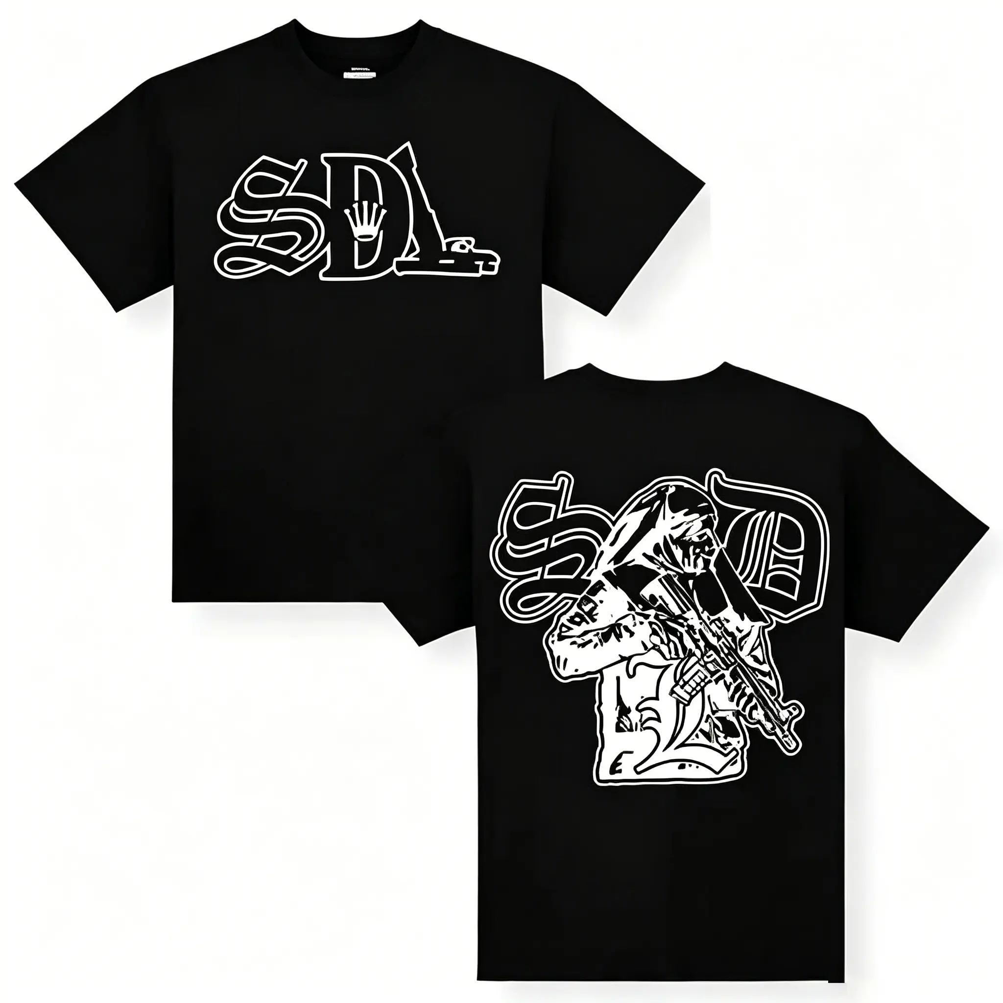 [Viral Streetwear Tee]  SDL / Sky’s Da Limit Graphic Tee – Unisex Cotton Short Sleeve T-Shirt, Streetwear Style, Casual Trendy Top for Men & Women, Perfect Gift