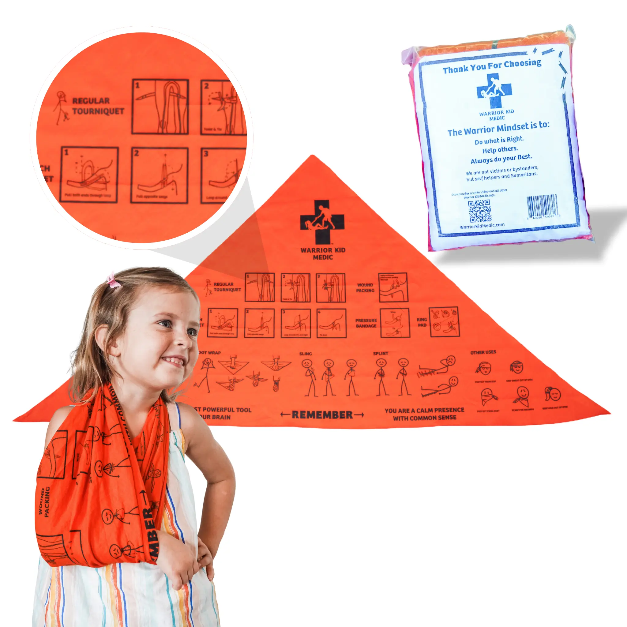 Medic Multi-Tool | First Aid Triangular Bandage and Survival Outdoor Gear Bandana