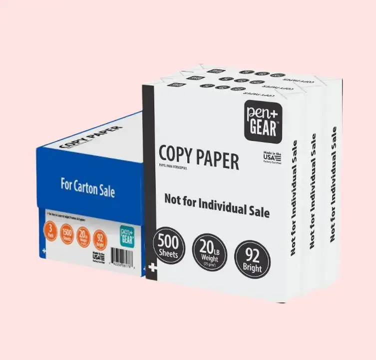 Pen+Gear 20 lb Printer Paper Case (1,500 Sheets) - 92 Bright White 8.5 x 11 Inch Copy Paper for Home & Office