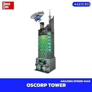 [BrickLORE](SHIP FREE) Oscorp Tower Building collection 6375 Pieces With GIFT box
