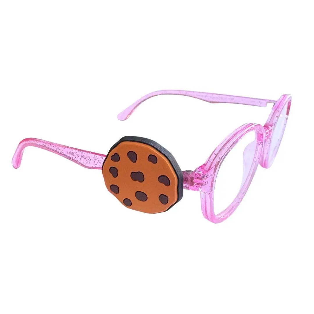 Chocolate Chip Cookie Glasses Charm for Kids | Fun Eyewear Accessory