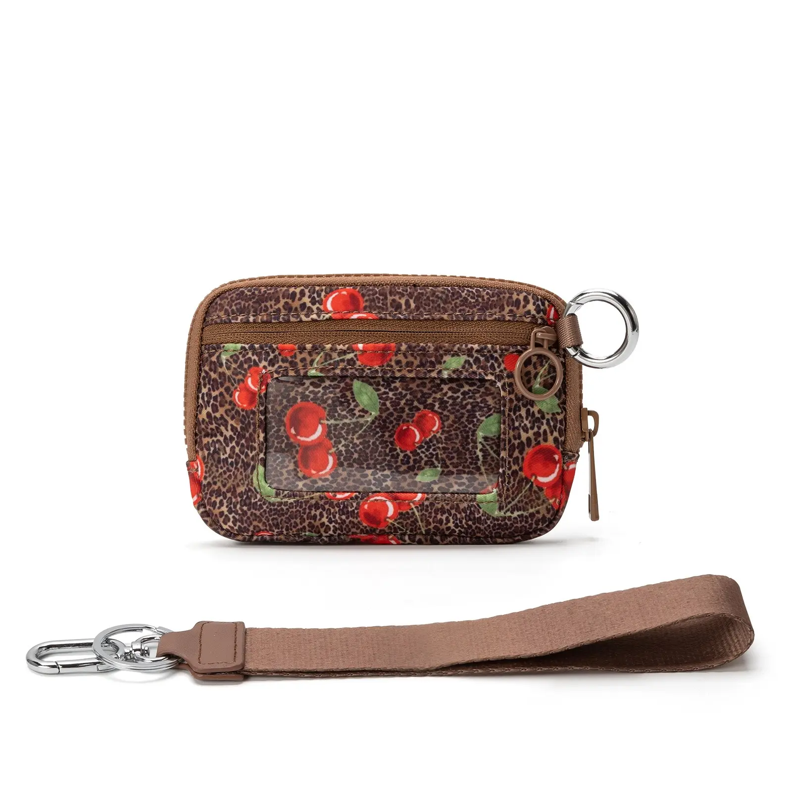 Fashionable Highland Cow Print Clear Window Zipper Coin Purse | Casual Versatile Wristlet Wallet for Women Fashionable Highland Cow Print Clear Window Zipper Coin Purse | Casual Versatile Wristlet Wallet for Women