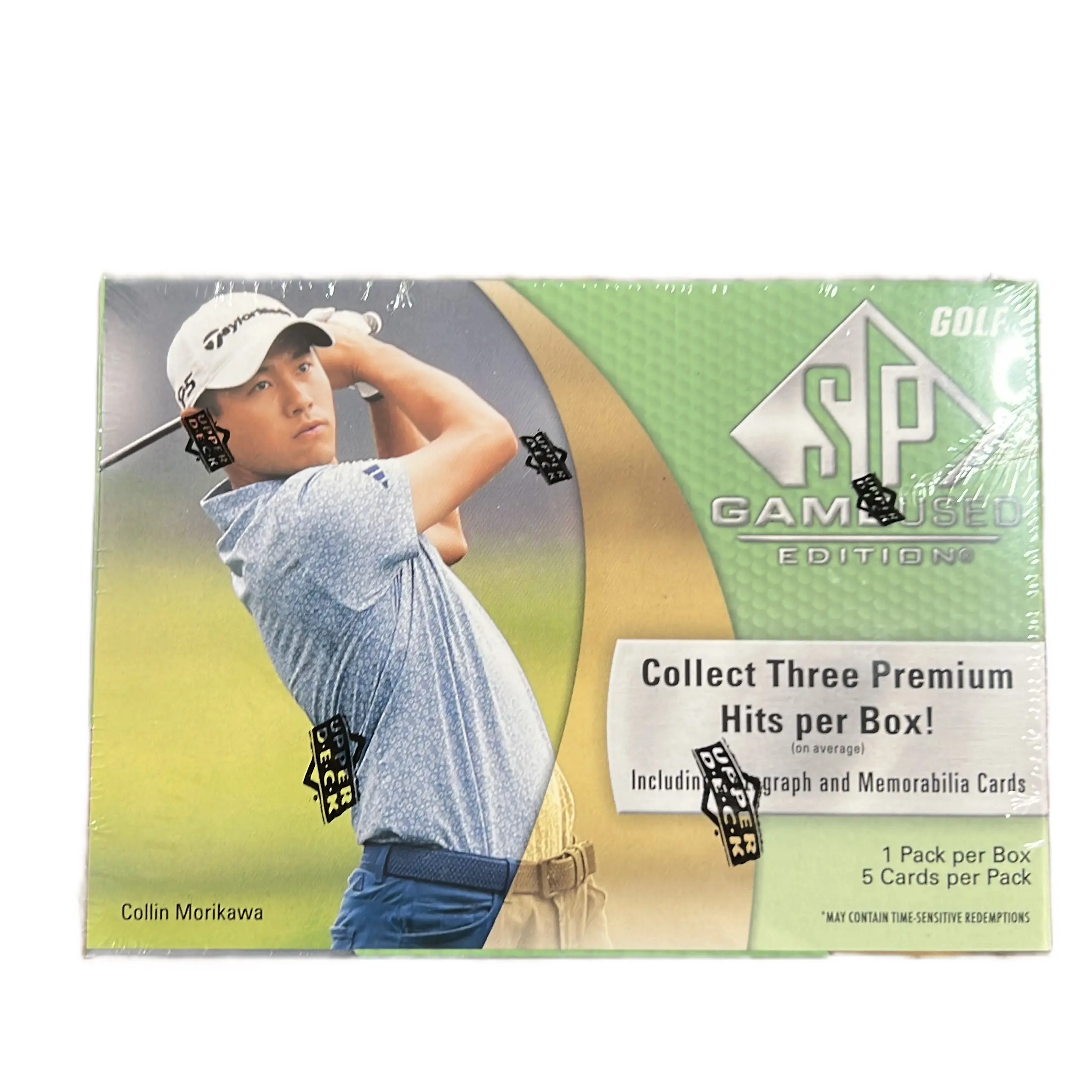 2024 Upper Deck SP Game Used Golf Hobby Box (3 Autographed or Memorabilia cards)