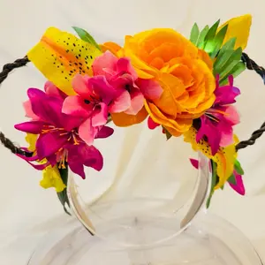 Handcrafted Light-up Mouse Ears - Tropical