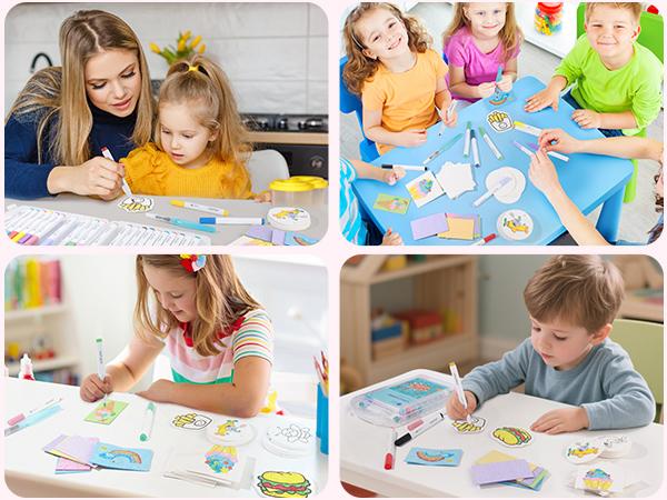 Kids Learning & Sensory Art Kit - Magic 3D Fluffy Foam Paper, 48 Sheets, 24 Markers & Water Pens for 3D Texture Play, Creative Educational Gift Kids Learning & Sensory Art Kit - Magic 3D Fluffy Foam Paper, 48 Sheets, 24 Markers & Water Pens for 3D Texture Play, Creative Educational Gift