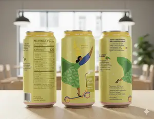 Yeri Coffee Shandy - Espresso with Lemonade 12oz Can - Refreshing Citrus Twist