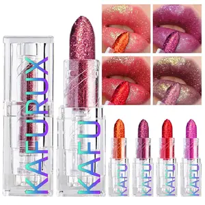 Long-lasting Shimmering Lip Gloss, Hydrating Lipgloss, 1 Count Moisturizing Pearlescent Lipstick, Waterproof Glitter Lip Glaze, Makeup for Women