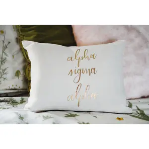 Alpha Sigma Alpha Throw Pillow