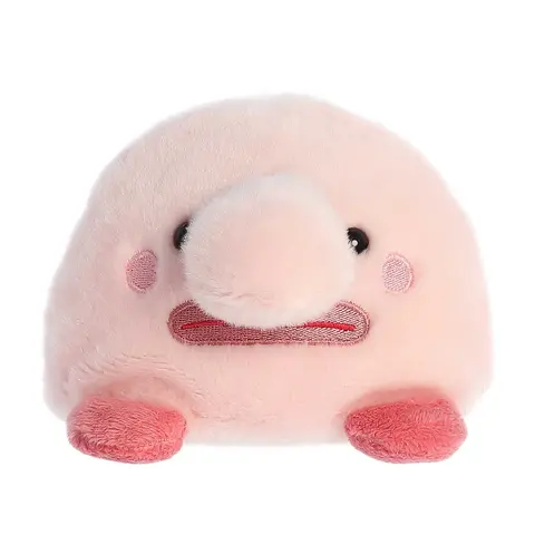 Palm Pals Adorable Bart Blobfish 5 inch Pink Mini Soft Plush Collectable Stuffed Animal
