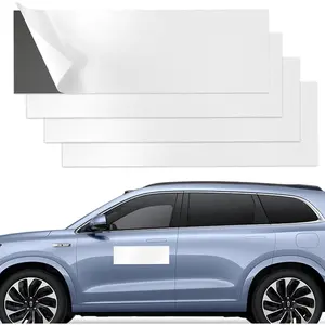 4Pcs Flexible Blank Magnetic Sheets for Custom Signs, Bumper Stickers, Turn Any Decals into Magnets, Strong Durable Magnets for Cars, Refrigerator