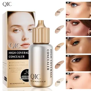 QIC Cross-Border Spot Coverage Concealer Liquid Tattoo Dark Circles Concealer Moisturizing Brightening Foundation Liquid