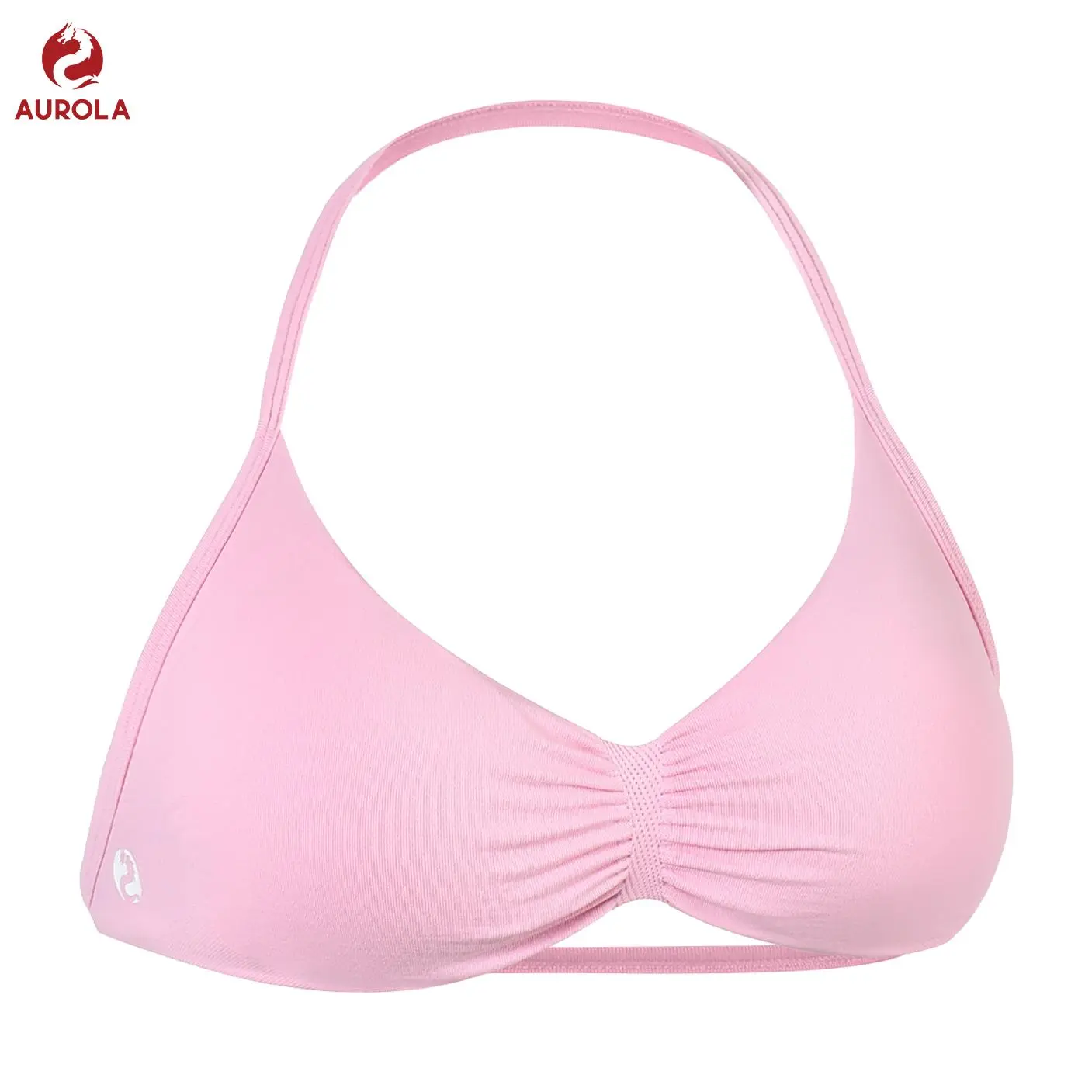 AUROLA Influence Strappy Backless Sports Bra for Women – Sexy Padded Gym Yoga Bra with Removable Cups,Backless Padded Impact Strappy Bra for Workout Gym Yoga with Removable Cups