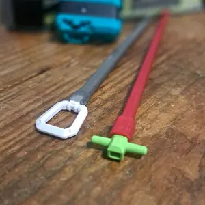 Beyblade Ripcord Sheath for XL Ripcords or Standard Ripcords with Matching Ring Grip in Pla+ or PETG Material Multiple Colors Available