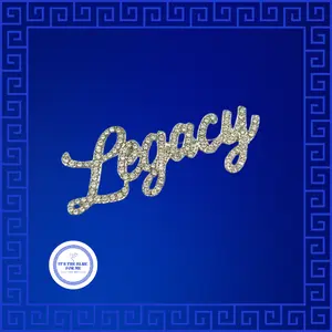 It's The Blue You Me Rhinestone Legacy Pin - Elegant Faux Pearl Statement Accessory for Lapels & Blazers
