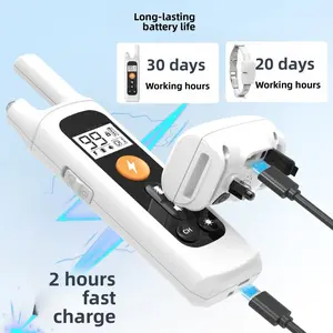 Remote Control Dog Training Collar with Barking Stop, Waterproof Rechargeable Electronic Collar, Adjustable Shock/vibration/buzz Modes, Suitable for All Sizes