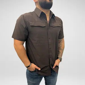 Men's APS Tek S/S Shirt - Chocolate