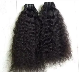 Raw Indian Curly Bundle - Authentic South Indian Curls for Stunning Versatile Hairstyles - Single Donor Source Quality Hair Extension