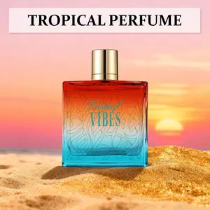 100ML Men's Summer Eau De Cologne, Tropical Fusion of Mango, Pineapple & Bergamot, Refreshing Long Lasting Fragrance for Everyone