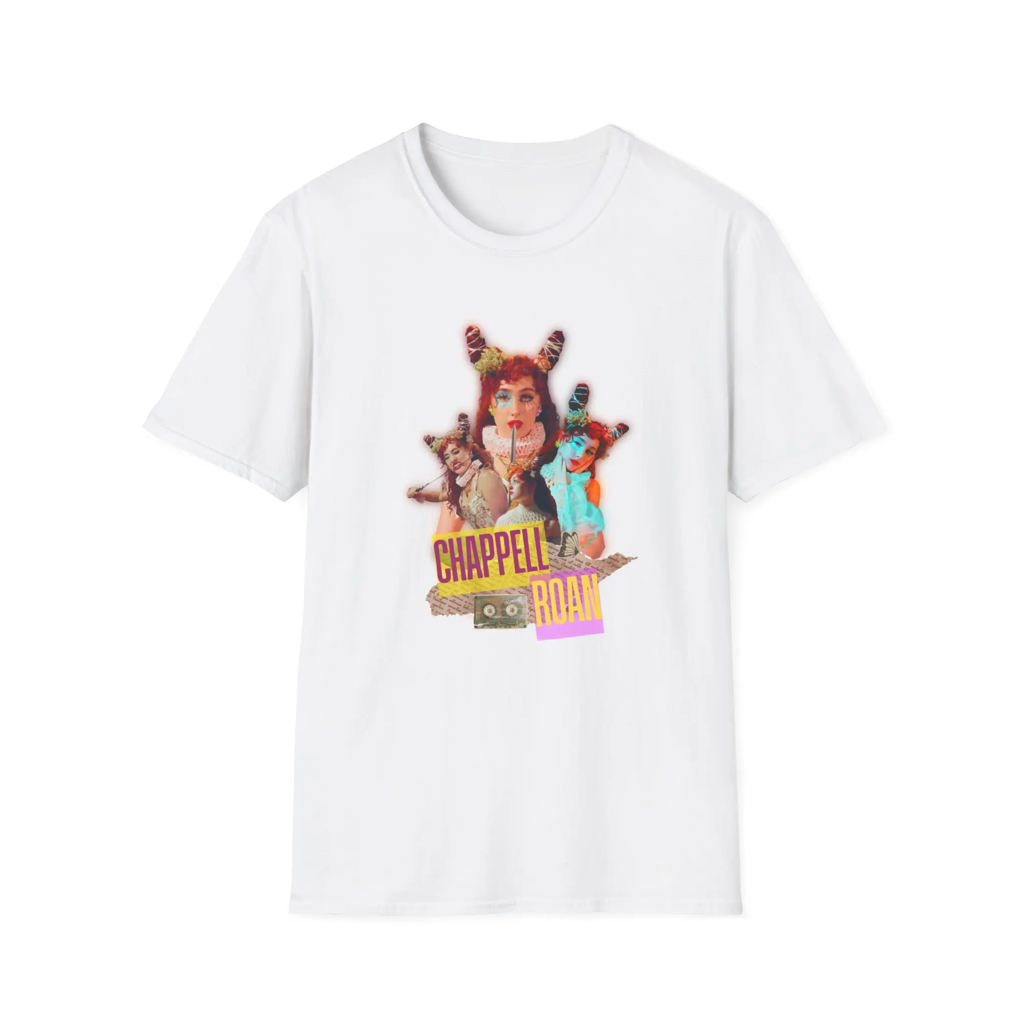 Chappell Roan Inspired Unisex Softstyle T-Shirt, Trendy Graphic Tee, Music Lover Gift, Casual Wear, Festival Clothing, LGBT Pride Apparel