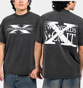 D-Generation X Two Words Black T-Shirt ,Wrestling Workout Tshirt, Unisex, Graphic, Fitted - Menswear, Top