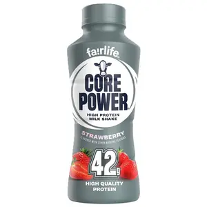 Core Power High Protein Shake, Strawberry, 42g Bottle, 14 fl oz