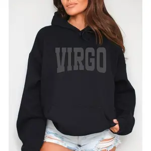 Black Zodiac T-Shirt, Sweatshirt and Hoodie, Astrology Horoscope Birthday Gift, Unisex Menswear Comfort Top, Zodiac Pullover - AG