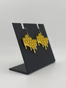 Honeycomb Dangle Earrings