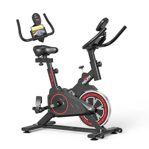 RELIFE REBUILD YOUR LIFE Compact Stationary Bike Mini Exercise Bike Silent Indoor Cycling for Small Space w/Adjustable Seat, Smooth Pedal & Belt Drive
