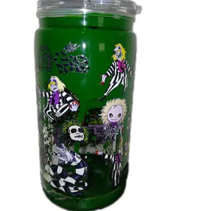 BEETLEJUICE GREEN DRIP 16 OZ ACRYLIC TUMBLER