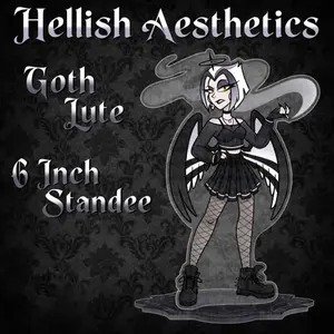 PRE-ORDER Hellish Aesthetics Lute || Hazbin Hotel Standee