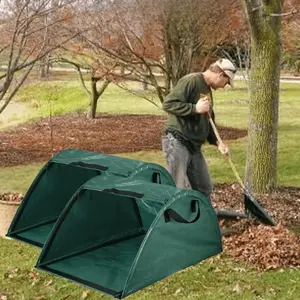 One Piece of 100-Liter Yard Leaf Bags, Reusable Garden Waste Bags, Perfect for Collecting Fallen Leaves, Weeds, Branches, And Debris.