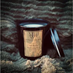 Dark Woods | Luxury Soy Wax Candle 100% Soy Wax Hand Poured Scented Aroma for Decor & Fragrance