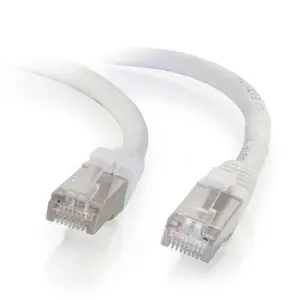 C2G 918 5ft (1.5m) Cat6 Snagless Shielded STP Ethernet Network Patch Cable - White