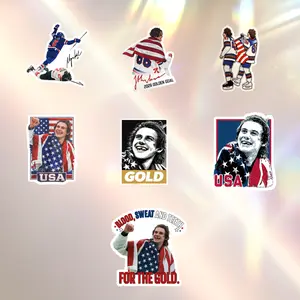 Jack Hughes Stickers, Jack Hughes USA Hockey Golden Goal 2026 Hockey Die-Cut Sticker