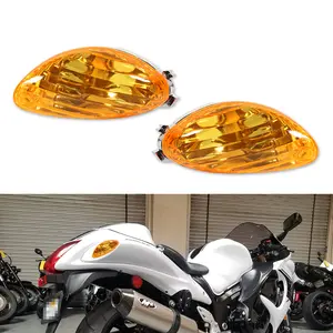 2PCS For 2008 2009 2010 2011 2012 2013 2014 2015 2016 2017 2018 2019 2020 SUZUKI Hayabusa GSX1300R Amber Lens Rear Turn Signal lamps Lights