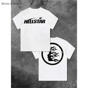 🔥 Hell Star Double-Sided Printed T-Shirt – 100% Cotton, High-Quality Retro Graphic Tee, Men’s Round Neck Short Sleeve Top, Casual Spring & Summer Wear, Quick-Dry Moisture-Wicking, Funny Streetwear Crew Tee, Viral TikTok Shirt