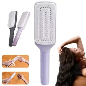 rotatable self cleaning hair brush comb air cushion massage self cleaning hair brush, Haircare, All Hair Types