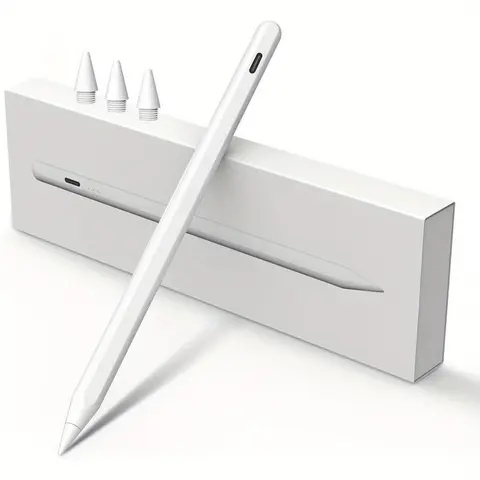 Stylus Pen for iPad 6th-11th Generation, Active Pencil Compatible with 2018-2025 Apple iPad Pro 11"/12.9"/M4, iPad Air 3/4/5/M2/M3/M4, iPad mini 5/6/7 Gen