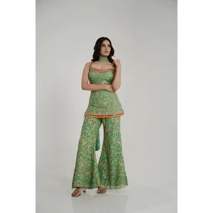 Indo western with palazzo