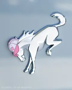 Pink Crush — Bronco Rear Emblem 3D Baseball Cap