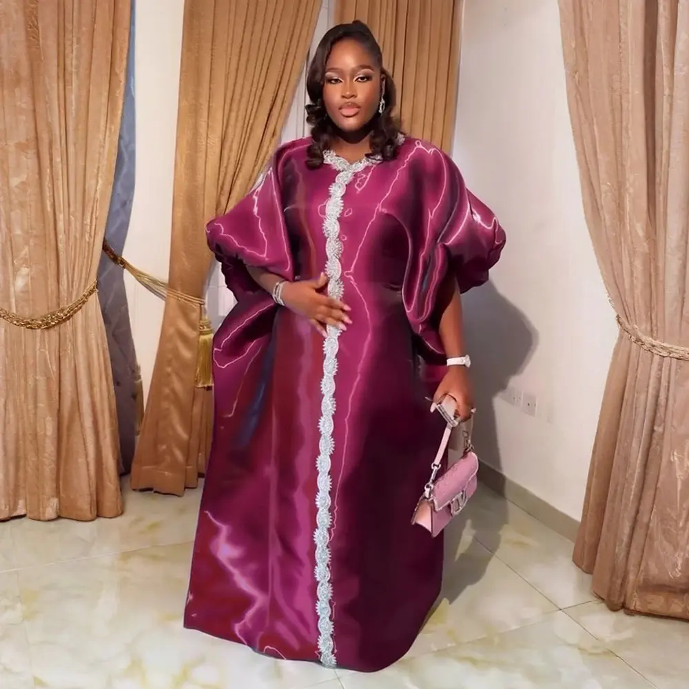 Women's Dresses Traditional African Clothing Dashiki Ankara Outfits Gown  Abayas Robe Muslim Kaftan Maxi Long Dress