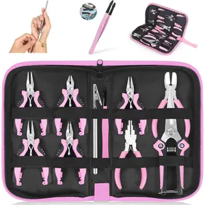 Pliers Set Jeweler Making Tools for Adults,11pcs Professional  Pliers Tool Kit with Jewellery Making Supplies for DIY Beading Crafting Crimping  Repair