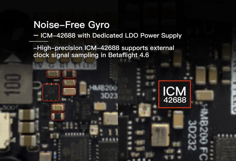 Hummingbird 200 RaceSpec Stack 20x20mm – ELRS FC + 80A AM32 ESC