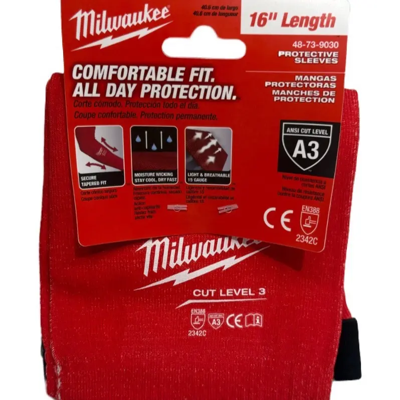 Milwaukee 16" Cut Level A3 Protective Sleeves