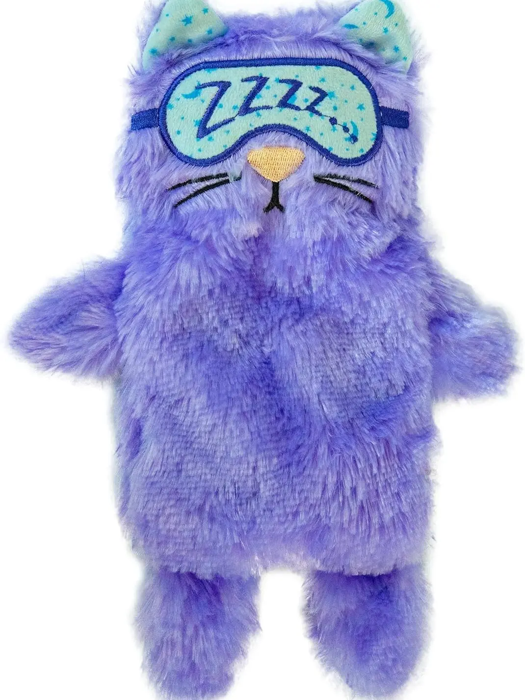Purr Pillow Kitty Calming Cat Toy with Touch-Activated Purring and Soft Plush, Purple - Helps Reduce Stress & Provide Anxiety Relief for Cats